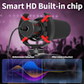Miniatyrbillede 2 af 9: Professionel DSLR Kamera Mikrofon haglgevær mikrofon cardioid pickup