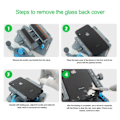 Miniatyrbillede 8 af 10: Bag Glas Fjernelse Lcd Skærm Dissabmly 2-i-1 Mobil Telefon Reparation Værktøj