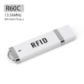 Miniatyrbild 8 av 8: Bärbar Liten U Disk RFID Läsare 125Khz ID 13,56MHz IC Kort Induktion Smart USB Reader Writer
