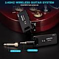 Miniatyrbillede 4 af 7: Trådløs guitar system guitar trådløs sender modtager