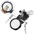 Miniatyrbillede 5 af 5: Svejsning Lup Glas med LED Lys 3,5X-12X linse Auxiliary Clip Lupe Desktop Magnifier
