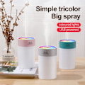 Miniatyrbillede 8 af 8: Lysende Fugter Husholdning Skrivebord Lille Vand Supplement Spray Luft Befugtning