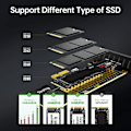 Miniatyrbild 3 av 6: M.2 NVME SSD till PCIE X1 Adapter Kort