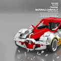 Miniatyrbilde 3 av 7: Teknisk Moc Idéer Berømt Racing Kjøretøy Bygning Klosser Sport Bil Modell Klosser Bygging Leker
