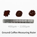 Miniatyrbild 2 av 6: Mal Kaffe Mätning Linjal Rostfritt Stål Precision Mätning Verktyg för kaffe malning
