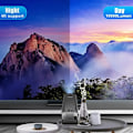 Miniatyrbilde 3 av 7: 4K Native 1080P Dual Wifi6 BT5.0 Kino Utendørs Bærbar Projektor