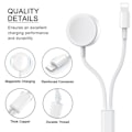 Miniatyrbilde 7 av 7: Kabel for Apple Watch Lader Serie 7 8 6 5 SE 4 3 1 USB Rask Bærbar Ladestasjon for iphone 14 13 12  11 pro pluss 10 9