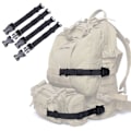 Miniatyrbillede 2 af 6: 4 stk Tactical MOLLE Remme med Spænde Clips Kompression Remme