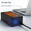 Pikkukuva 5 / 7: 150 W USB tyyppi C PD pikalaturi asema Qi langaton laturi pikalataus 4.0 3.0 USB puhelin laturi