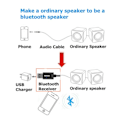 Miniatyrbild 7 av 7: Mini 3.5MM Jack AUX Bluetooth Receiver Car Kit Audio MP3 Music USB Ström Adapter