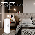 Miniatyrbild 3 av 8: 4 delar Smart Vibration Sensor Detektering Smart Life APP Meddelande Realtid Monitor