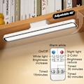 Miniatyrbillede 7 af 8: Skrivebord lampe LED USB Genopladelig Lys Trinløs Dæmpning Bord Lampe