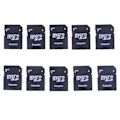 Pikkukuva 2 / 4: 10 kpl Micro SD TransFlash TF SD SDHC Muisti kortti sovitin muunnin puhelimet tabletti muisti muisti tietokoneille sisäiset tallennustilat