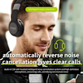 Pikkukuva 6 / 7: Langattomat kuulokkeet kohinanvaimennus Bluetooth nappikuulokkeet stereo taitettava urheilu kuulokkeet mikrofonilla