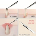 Miniatyrbilde 5 av 7: 1 Pack Extra Fine No. 5 Cellular Acne Svarthode pinsett