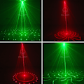 Pikkukuva 6 / 6: Ammattilainen Ladattava Juhla DJ Disco Valo Ääni Aktivoitu RGB LED Strobe Laskuri Laser projektori