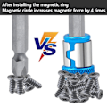 Miniatyrbild 4 av 9: 1 ST Magnetisk ring legering magnetisk ring skruvmejsel bits