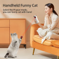 Miniatyrbild 5 av 6: Automatisk Katt leksaker Interaktiv Smart Teasing Djur LED Laser Inomhus Katt leksak