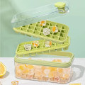 Miniatyrbillede 6 af 10: Ice Cube Moulds One Knap Tryk Gather IceMaker Creative Fest Bar Firkant Container Kold Drik Set