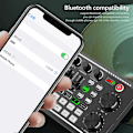 Pikkukuva 4 / 6: Ammattimainen Bluetooth-yhteensopiva Studio äänitys puhelimelle PC ääni miksaus konsoli vahvistin live musiikki mikseri