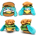 Miniatyrbild 3 av 9: Hatsune Miku Kawaii Q Version Figur Plysch docka stoppad leksak
