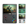 Miniatyrbild 3 av 5: X6 3,5 tum IPS skärm handhållen spel spelare dubbel joystick 11 simulatorer GBA video spel konsol