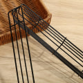 Miniatyrbillede 6 af 7: 4stk/set  Bærbar BBQ Grill kurv rustfrit stål nonstick grill grill kurv