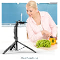 Miniatyrbillede 7 af 7: Trådløs Selfie Stick Stativ Stativ Foldbar Monopod  Med Bluetooth Lukker