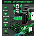 Miniatyrbillede 3 af 6: 4X5520mWh Genopladeligt Batteri Til Xbox One + USB/Type-C Opladning Kabel Oplader