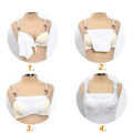 Miniatyrbillede 5 af 5: Mock Camisole Bra Cleavage Dækning Til Damer Damer Lace Clip-on Mock Camisole Bra