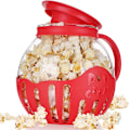 Miniatyrbilde 1 av 7: Mikrobølgeovn glass popcorn popper med silikon lokk mikrobølgeovn popcorn popper med temperatur safe glass