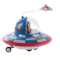 Miniatyrbillede 4 af 6: Klassisk rum skib satellit samlerobjekt urværk vind blik legetøj til børn