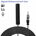 Miniatyrbillede 6 af 7: Universal  Bil Elektronisk Radio Antenne 5m Bil AM FM Radio Antenne Signal Forstærker Booster 12V
