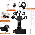 Miniatyrbild 7 av 7: 2 Pices Finger Gripper Finger Exerciser Gitarr Finger Exerciser 6 Resistant Levels