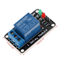 Miniatyrbild 1 av 6: 3V Låg Nivå Trigger Ett 1 Kanal Relä Modul Gränssnitt Board Shield