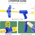 Miniatyrbilde 4 av 7: Luftdrevet Skyting And Leker Mykt Bullet Battle Spill Hungry Duck Fuam Balls Elektronisk Target Trening Leker Med Lys Lyd