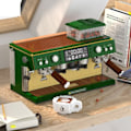 Miniatyrbillede 2 af 6: Kaffe Maskine Model Mikro Byggeklodser Mini Diamant By Ven Klodser Set Børn Legetøj Børn Pige Spil