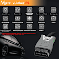 Miniatyrbillede 6 af 7: ELM327 vLinker FS USB OBD2 Scanner Bil Auto  Diagnostic Værktøj Automotive Scannere