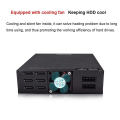 Miniatyrbilde 7 av 8: 6-Bay 2,5 tommer SATA SSD HDD Hot Swap Mobil Rack/Enclosure Hard Disk Kapital Rack Data lagring