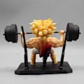 Miniatyrbillede 6 af 7: Fitness Muskel Trunks Hansker Søn Gohan håndvægt GK Action Figur Model Legetøj