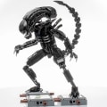 Miniatyrbillede 1 af 4: Prometheus Aliens Vs Predator Space Aliens Figur Mech Model Bygning Klodser Klodser Legetøj til barn
