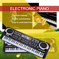 Miniatyrbilde 5 av 5: Elektronisk musikk keyboard elektrisk orgel med mikrofon barn musikalsk instrument