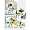 Miniatyrbillede 5 af 5: Mini Smart Robot Model Børn Voiced Intelligent LED Eyes DIY Vector Mechanic Combat