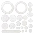 Pikkukuva 9 / 9: 33 kpl Spirograph Design Arts Craft Kit Classic Amazing Designs Rainbow Magic Scratch