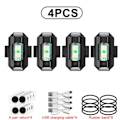 Miniatyrbillede 2 af 7: LED Anti-kollision Advarsel Lys Mini Signal Lys Drone med Strobe Lys 7 farver