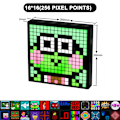 Miniatyrbillede 7 af 7: Smart LED Matrix Pixel Display RGB DIY Graffiti Bluetooth App Kontrol Kunst Display Til Gaming Værelse Dekor
