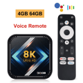 Miniatyrbild 3 av 8: Smart TV Box Android 13 Quad Core Cortex A53 Support 8K Video 4K HDR10 Dual Wifi BT Google Voice