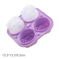 Miniatyrbillede 1 af 10: 3D Rose Is Forme 2,5 Tommer Stor Is Terning Bakker Make 4 Kæmpe Sød Blomster Shape Is