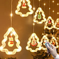 Miniatyrbilde 6 av 6: Jul Ønskeball LED Even Gardin Lys Snor Bryllup Ferie Garland Lampe