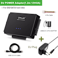 Pikkukuva 4 / 7: SATA USB IDE sovitin USB 3.0 Sata 2.5 3.5 kiintolevy asema HDD SSD USB muunnin